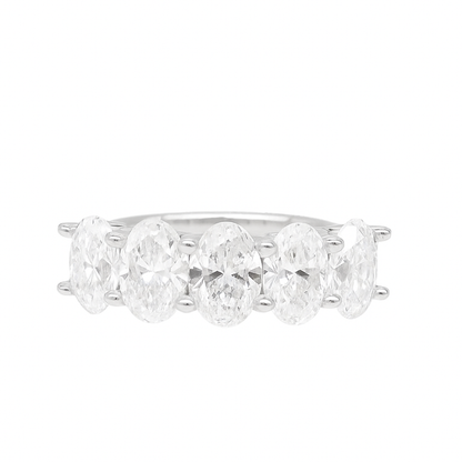 0.37 CT Round Full Eternity Lab Grown Diamond Wedding Band