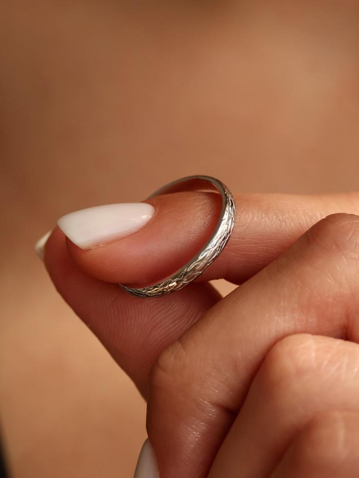 Marquise Cut Cluster Styled Lab Grown Wedding Band