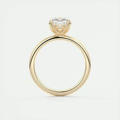 2 CT Cushion Solitaire CVD F/VS1 Diamond Engagement Ring 14