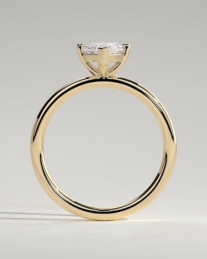 Marquise Solitaire Lab Grown Diamond Engagement Ring