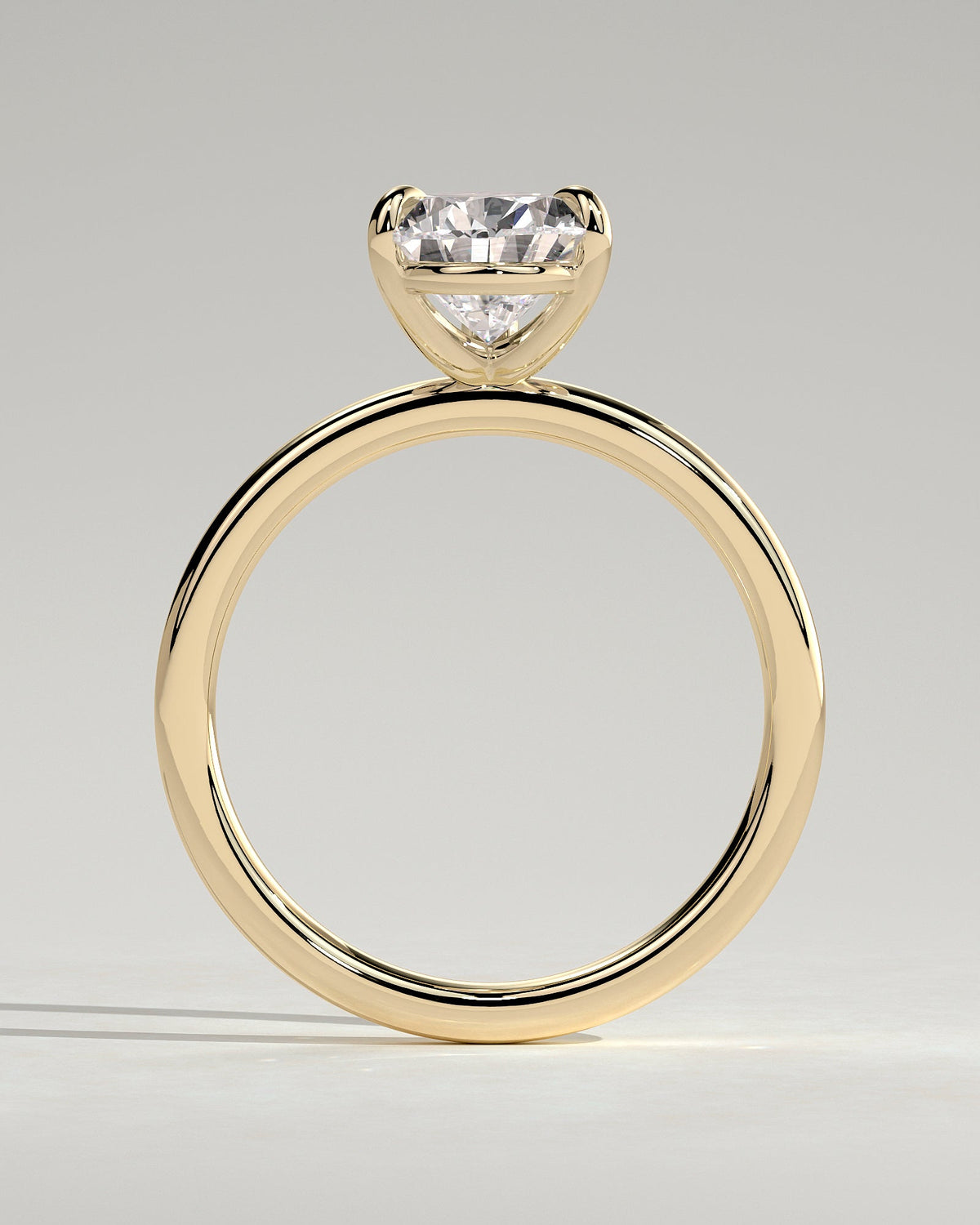 Pear Solitaire Lab Grown Diamond Engagement Ring