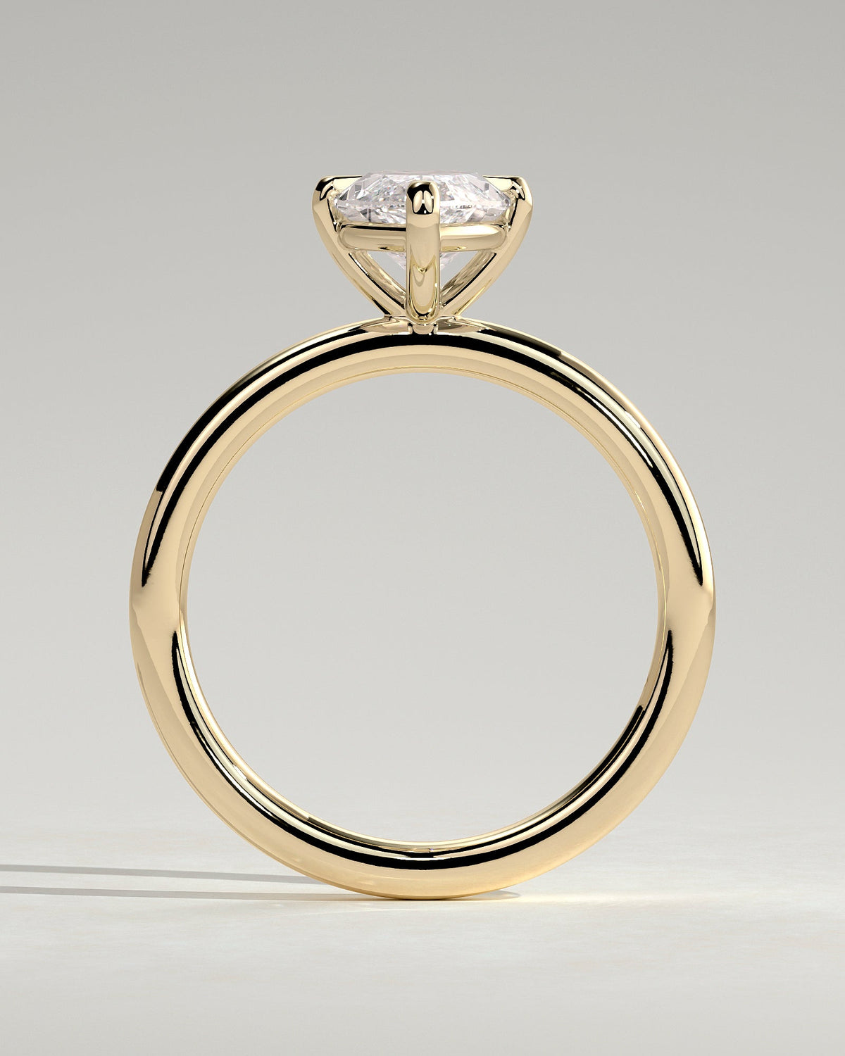 Marquise Solitaire Lab Grown Diamond Engagement Ring