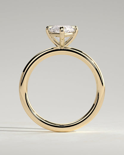 Marquise Solitaire Lab Grown Diamond Engagement Ring