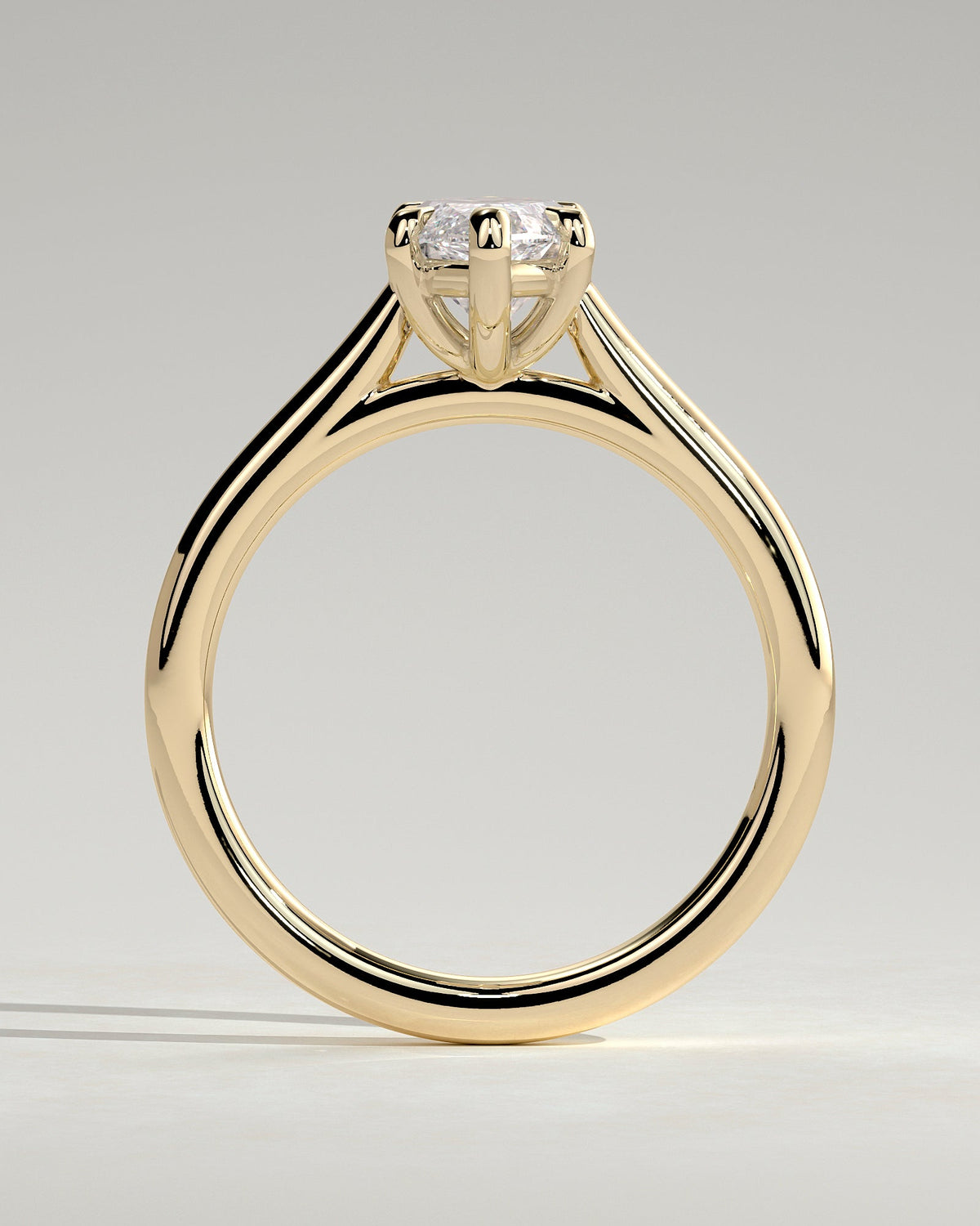 Marquise Solitaire Lab Grown Diamond Engagement Ring