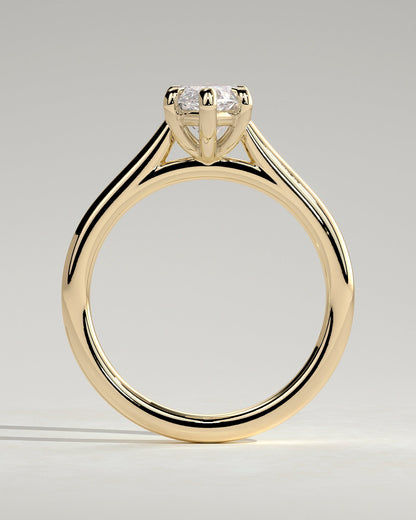 Marquise Solitaire Lab Grown Diamond Engagement Ring