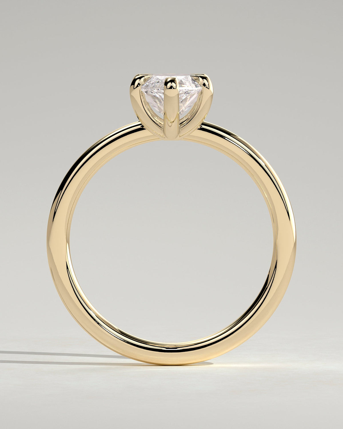 Marquise Solitaire Lab Grown Diamond Engagement Ring