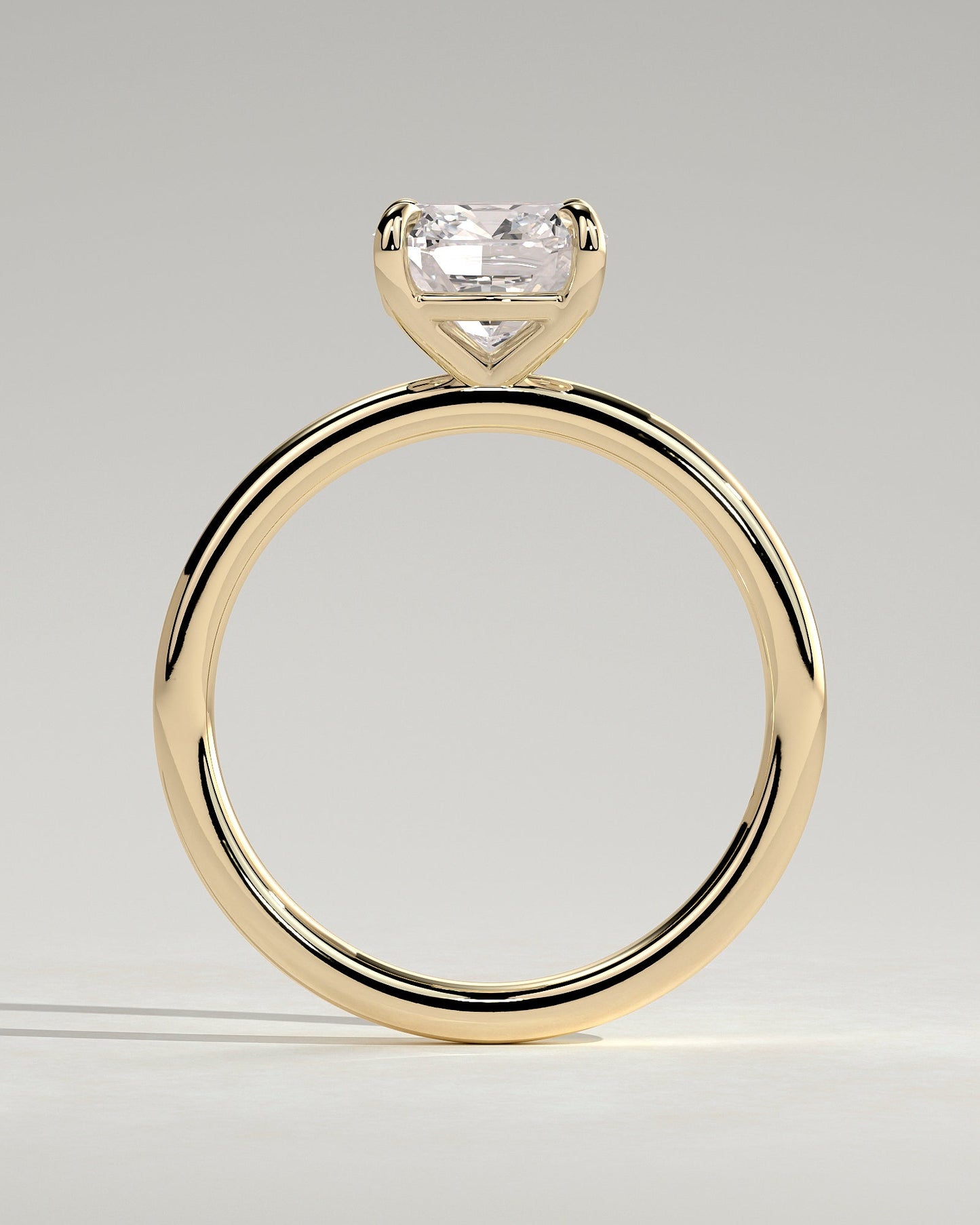 Cushion Solitaire Lab Grown Diamond Engagement Ring
