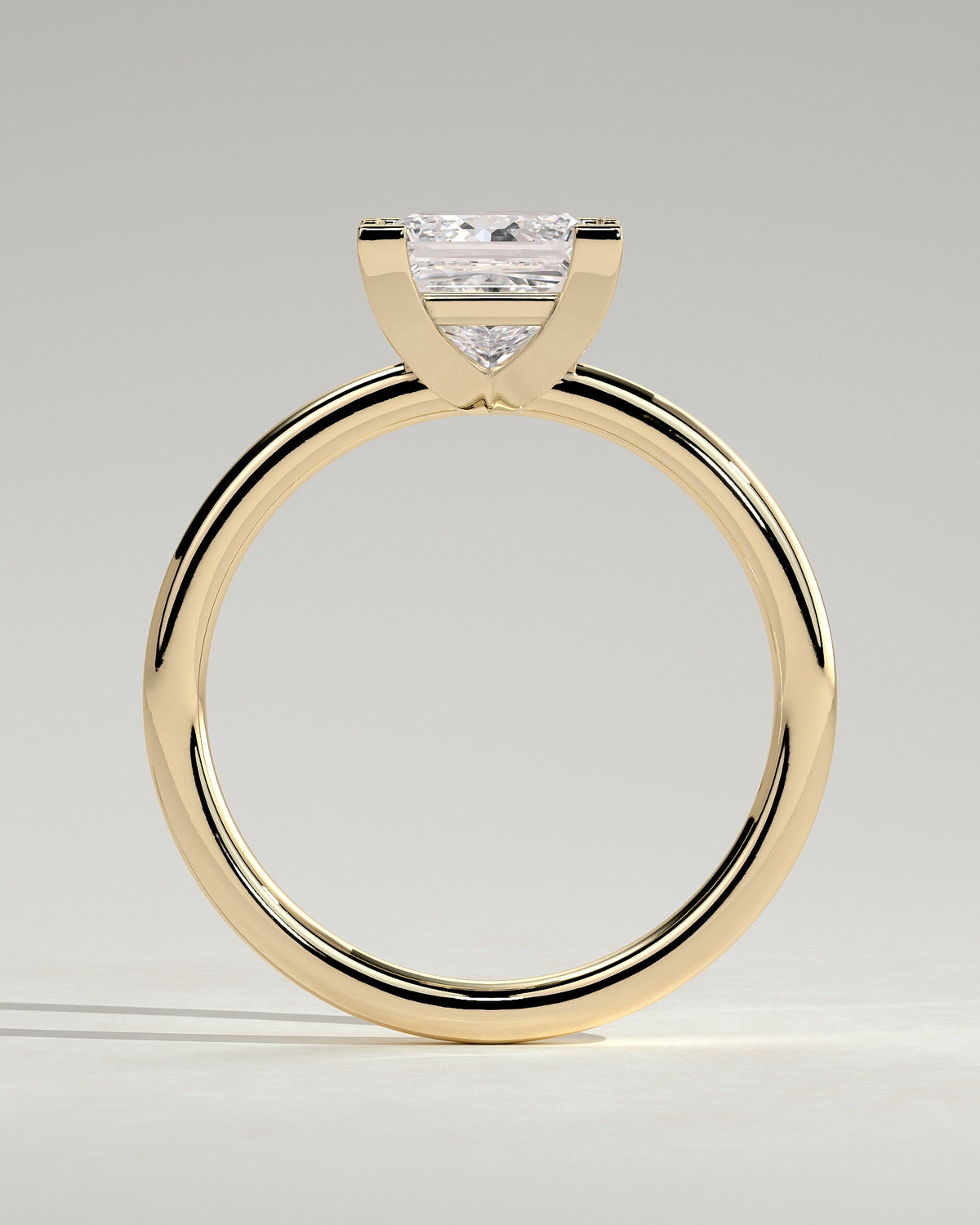 Princess Solitaire Lab Grown Diamond Engagement Ring