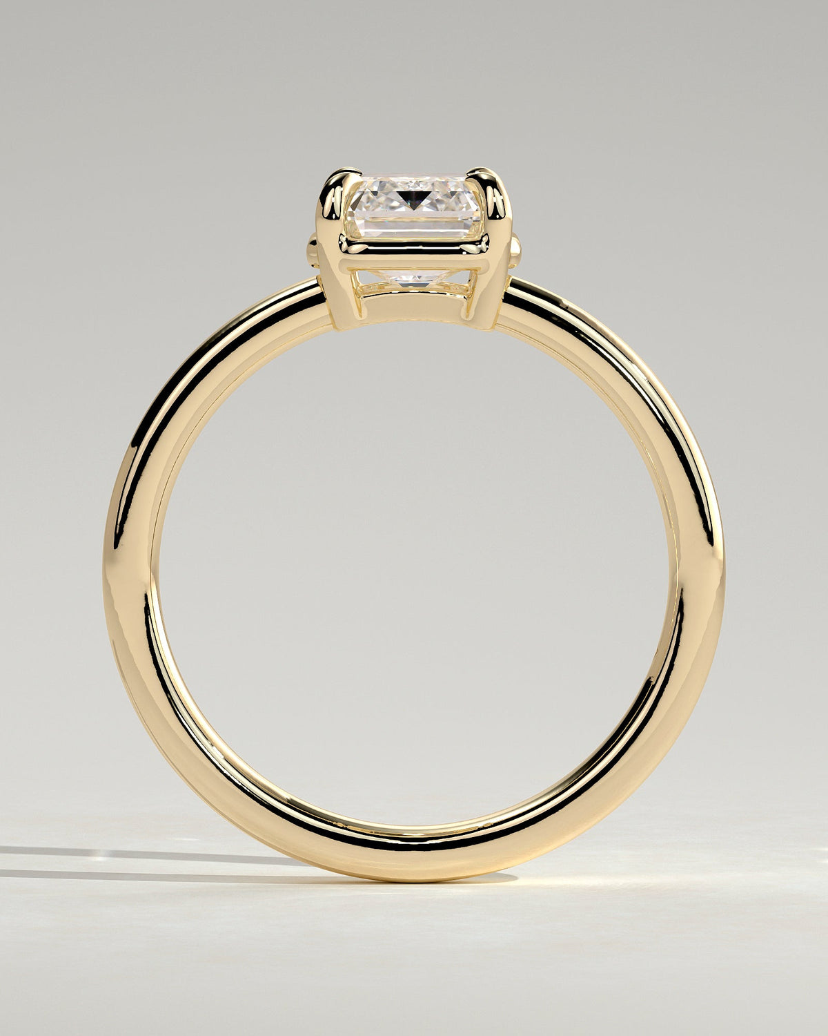 Emerald Harper Solitaire Lab Grown Diamond Engagement Ring