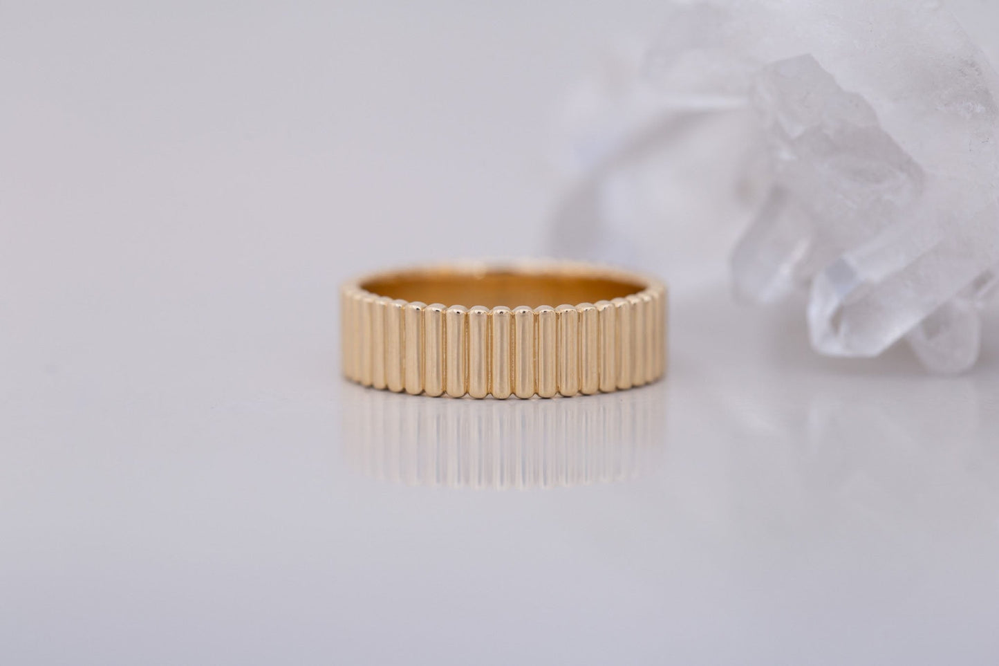 0.37 CT Round Full Eternity Lab Grown Diamond Wedding Band