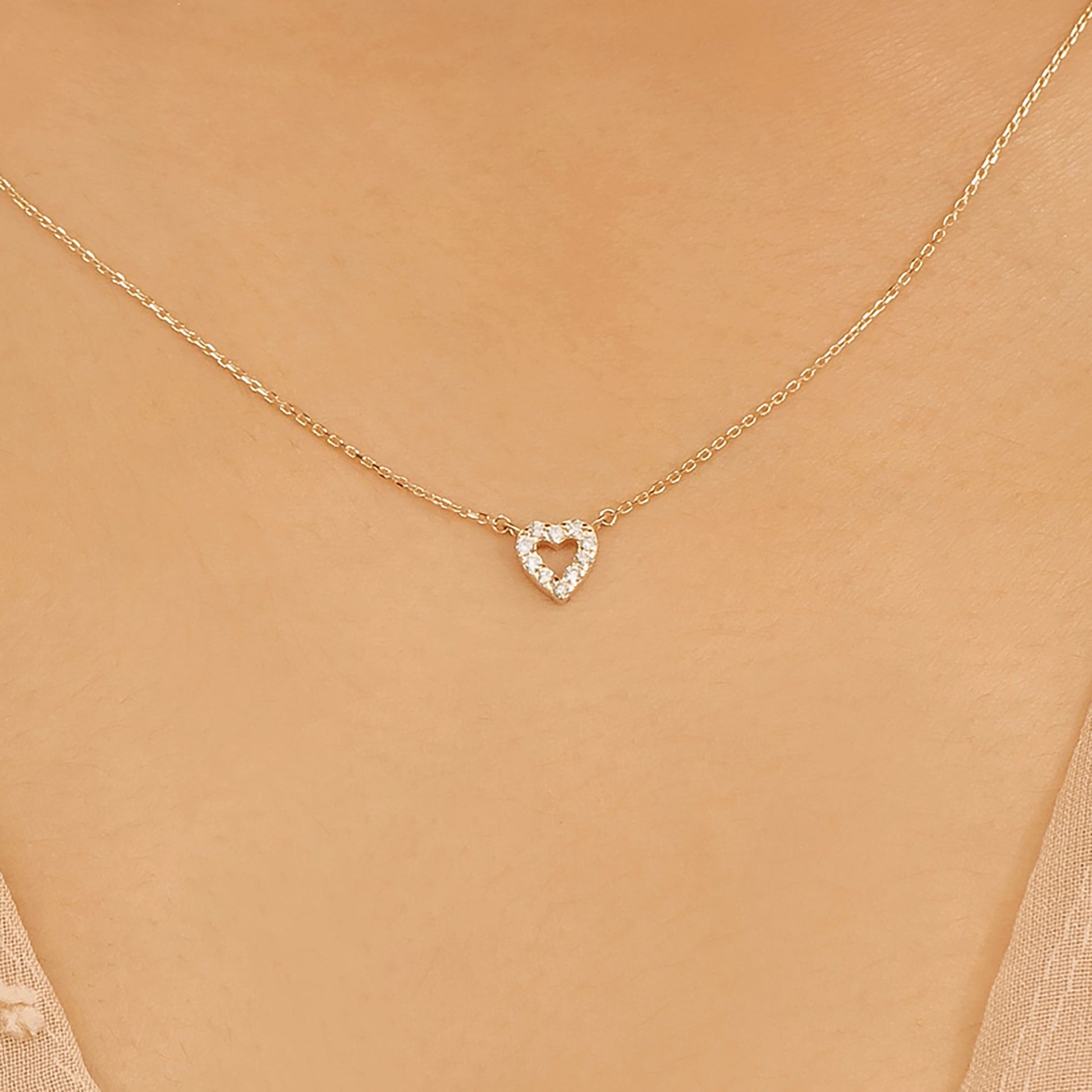 1.0 CT Round Bezel Solitaire Lab Grown Diamond Necklace