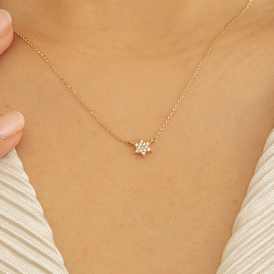 1.0 CT Round Bezel Solitaire Lab Grown Diamond Necklace