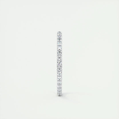 0.37 CT Round Full Eternity CVD EF/VVS Diamond Wedding Band 4
