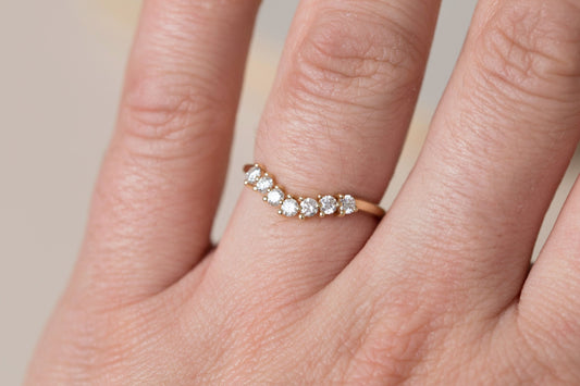 0.37 CT Round Full Eternity Lab Grown Diamond Wedding Band