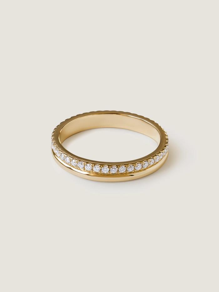 Marquise Cut Cluster Styled Lab Grown Wedding Band