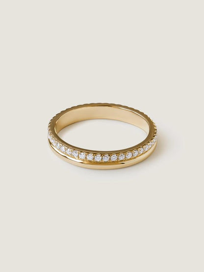 Marquise Cut Cluster Styled Lab Grown Wedding Band