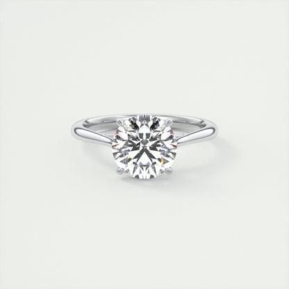 2 CT Round Solitaire CVD F/VS1 Diamond Engagement Ring 1