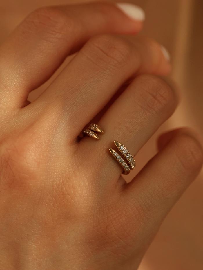Marquise Cut Cluster Styled Lab Grown Wedding Band