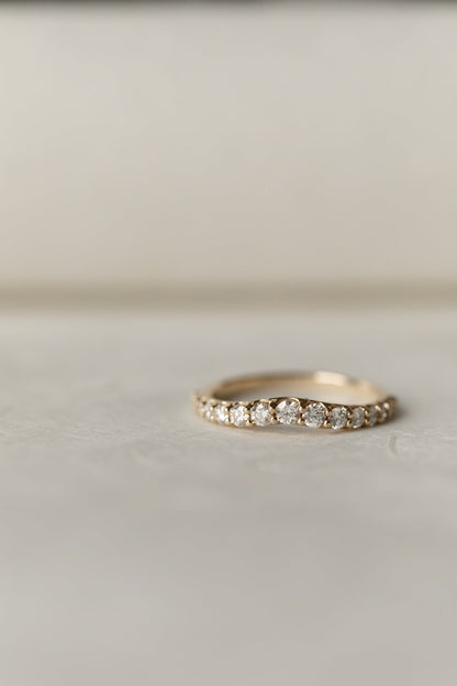 0.37 CT Round Full Eternity Lab Grown Diamond Wedding Band