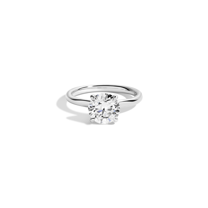 2 CT Round Three Stones Lab Grown Diamond Engagement Ring