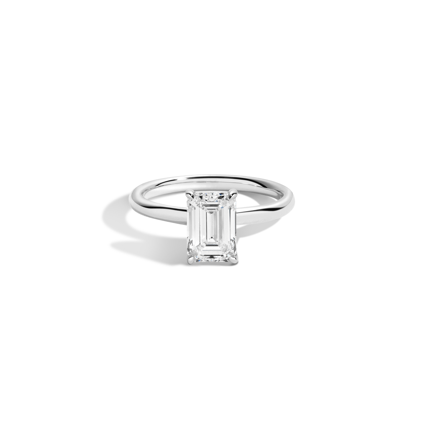 2 CT Round Three Stones Lab Grown Diamond Engagement Ring