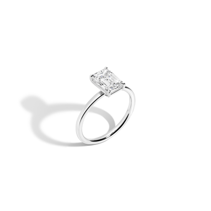 2 CT Round Three Stones Lab Grown Diamond Engagement Ring