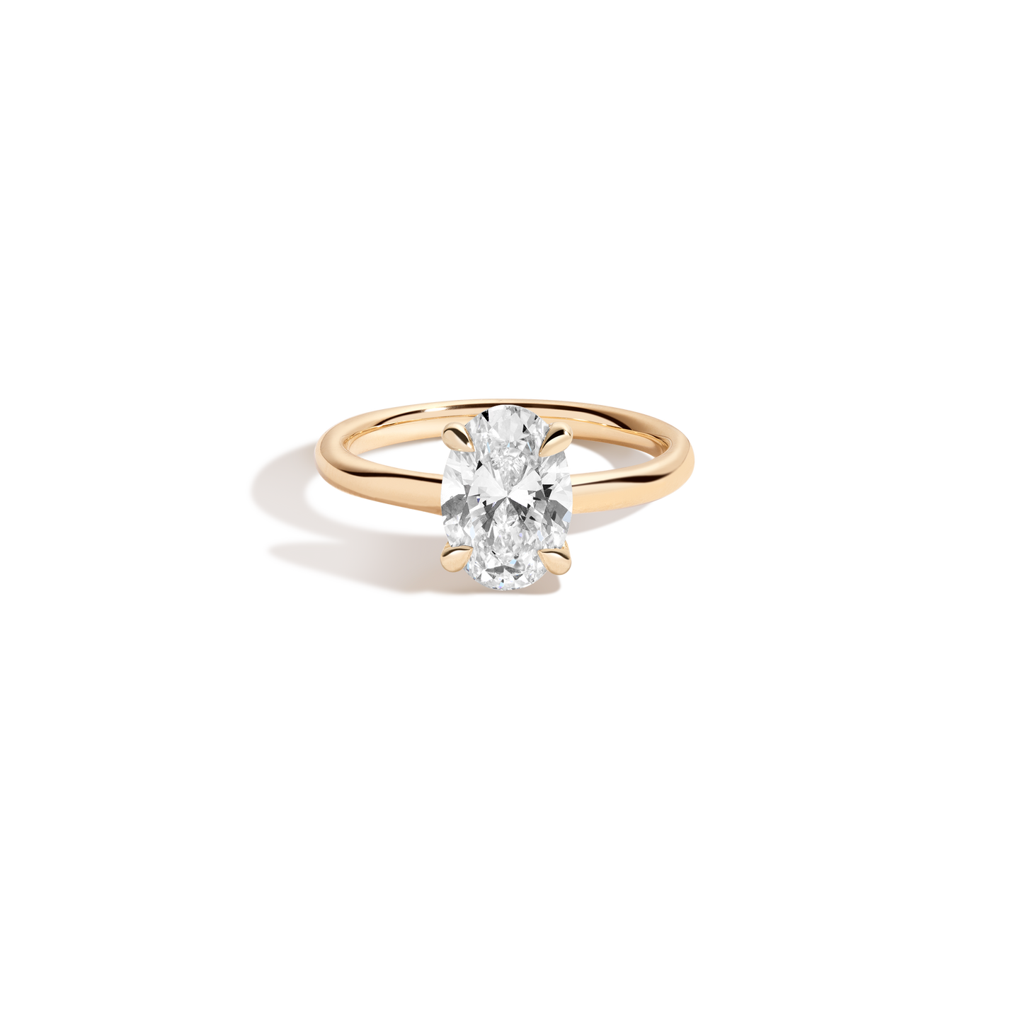 2 CT Round Three Stones Lab Grown Diamond Engagement Ring