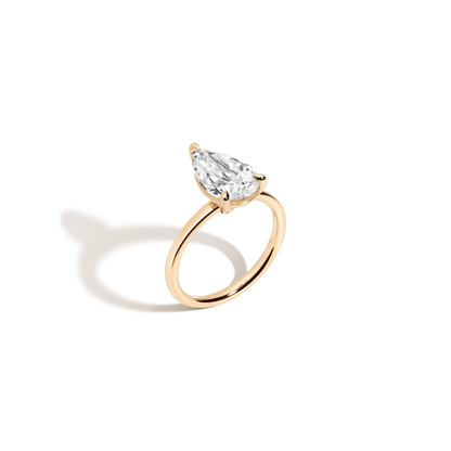 2 CT Round Three Stones Lab Grown Diamond Engagement Ring