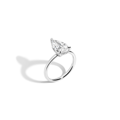 2 CT Round Three Stones Lab Grown Diamond Engagement Ring