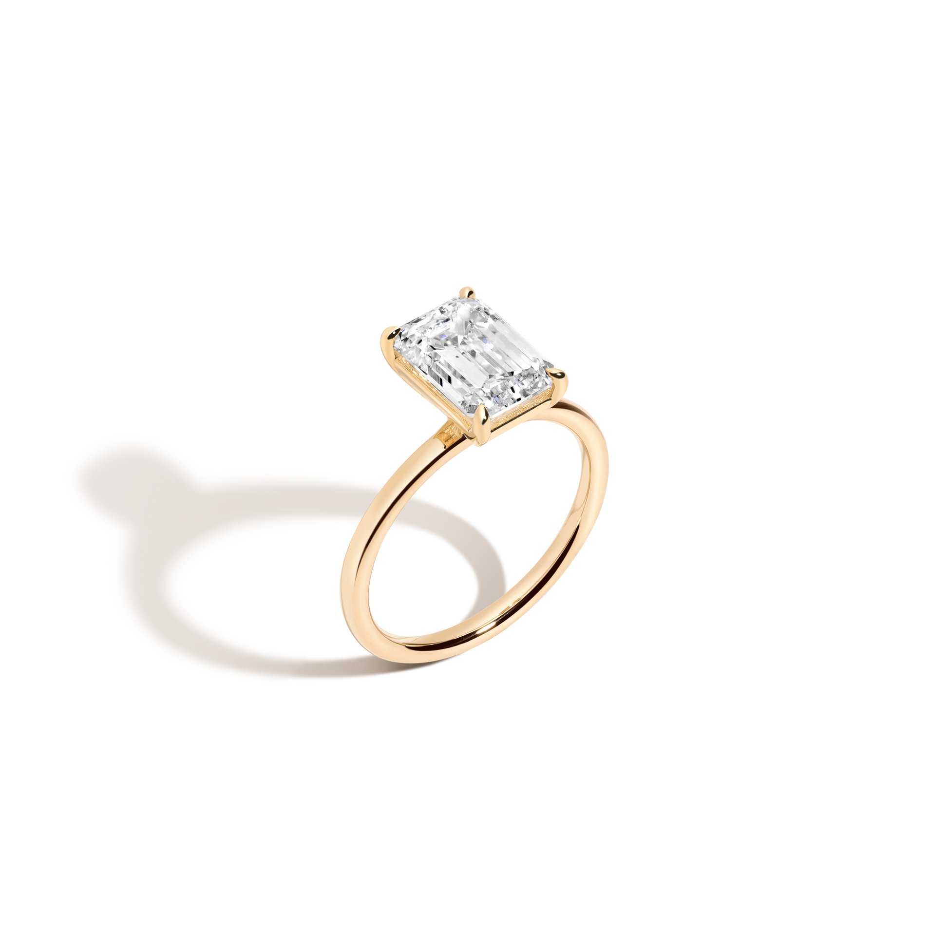 2 CT Round Three Stones Lab Grown Diamond Engagement Ring