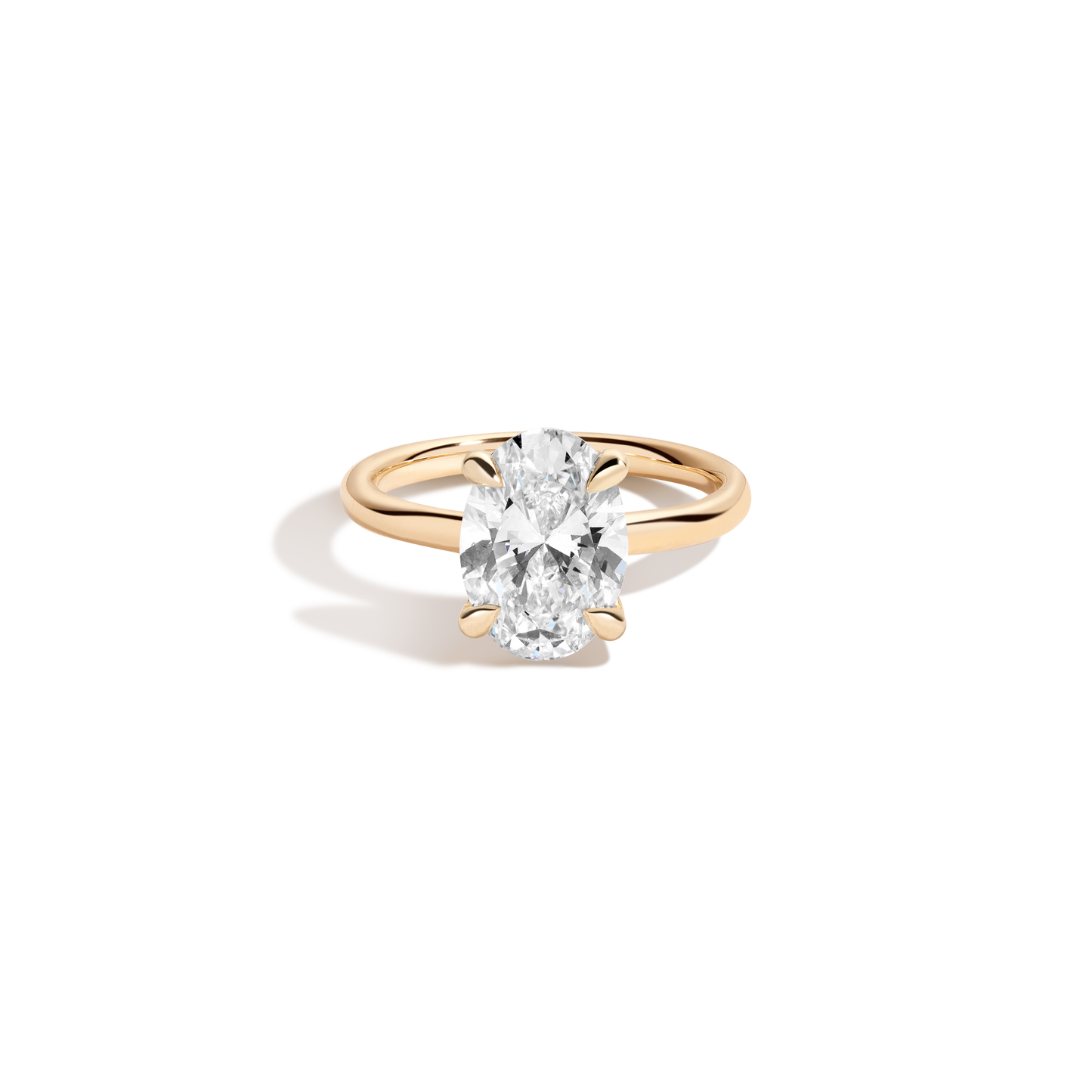 2 CT Round Three Stones Lab Grown Diamond Engagement Ring