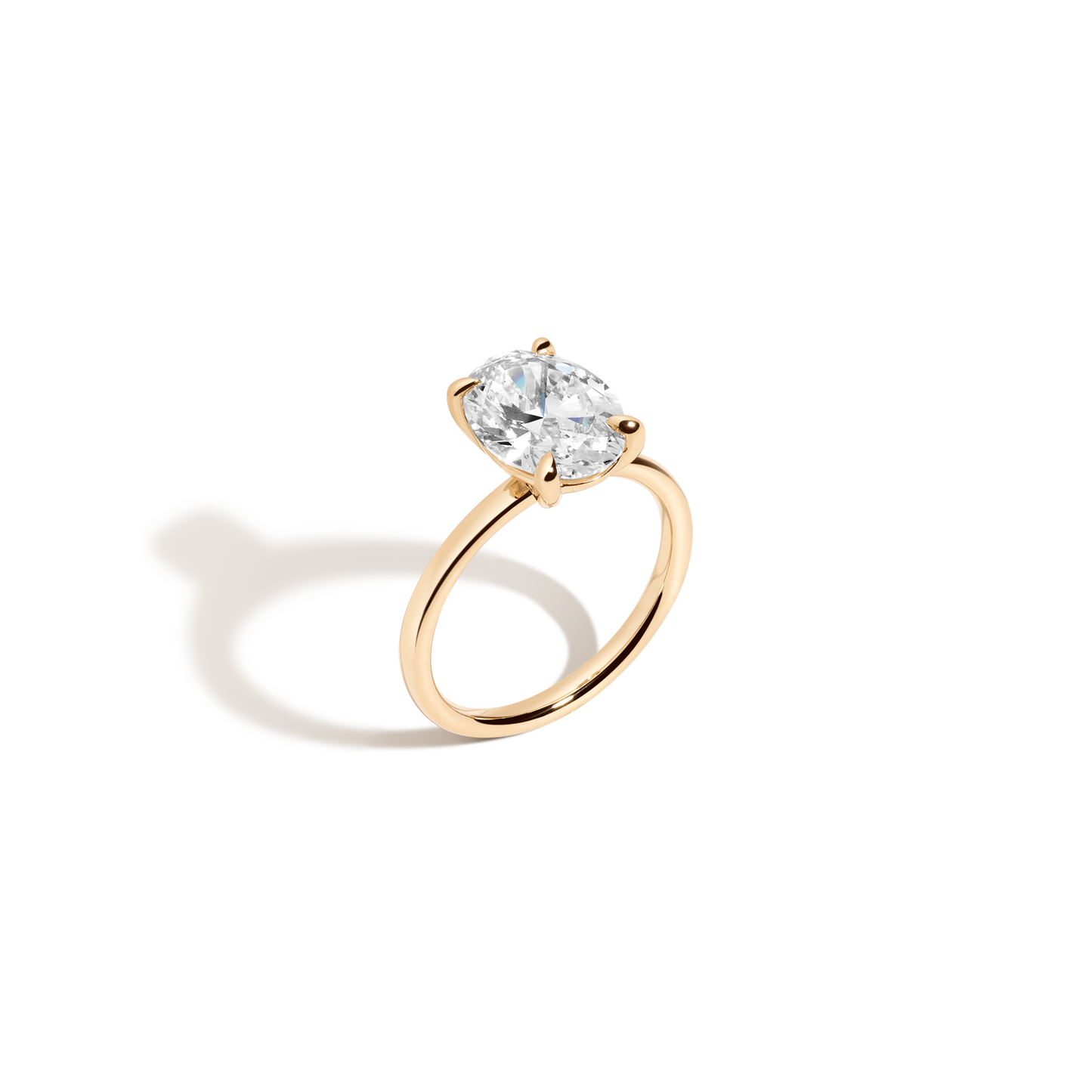 2 CT Round Three Stones Lab Grown Diamond Engagement Ring