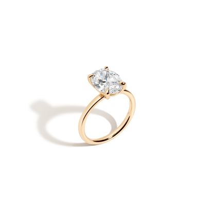 2 CT Round Three Stones Lab Grown Diamond Engagement Ring