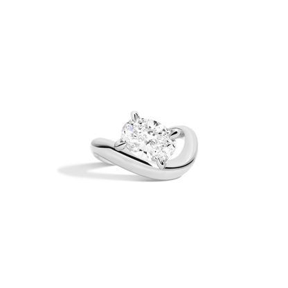 2 CT Round Three Stones Lab Grown Diamond Engagement Ring