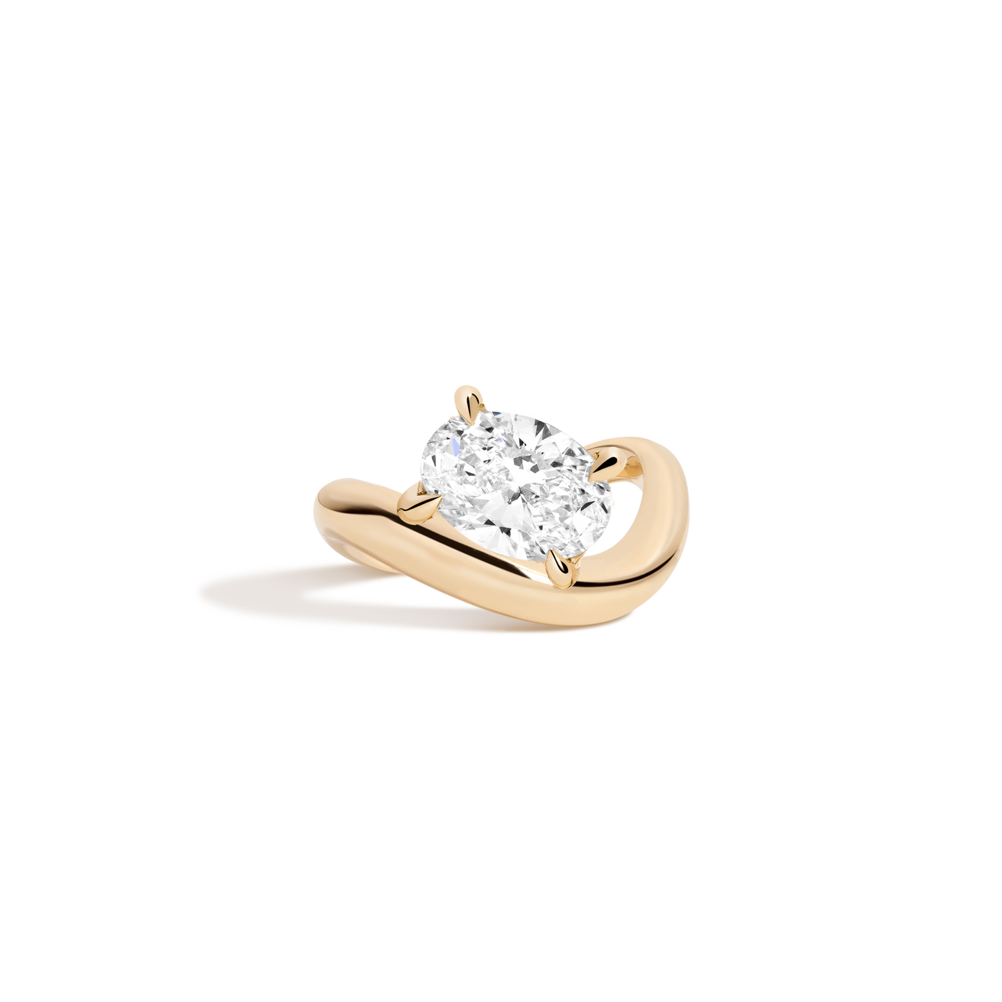 2 CT Round Three Stones Lab Grown Diamond Engagement Ring