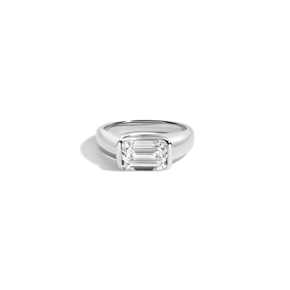 2 CT Round Three Stones Lab Grown Diamond Engagement Ring