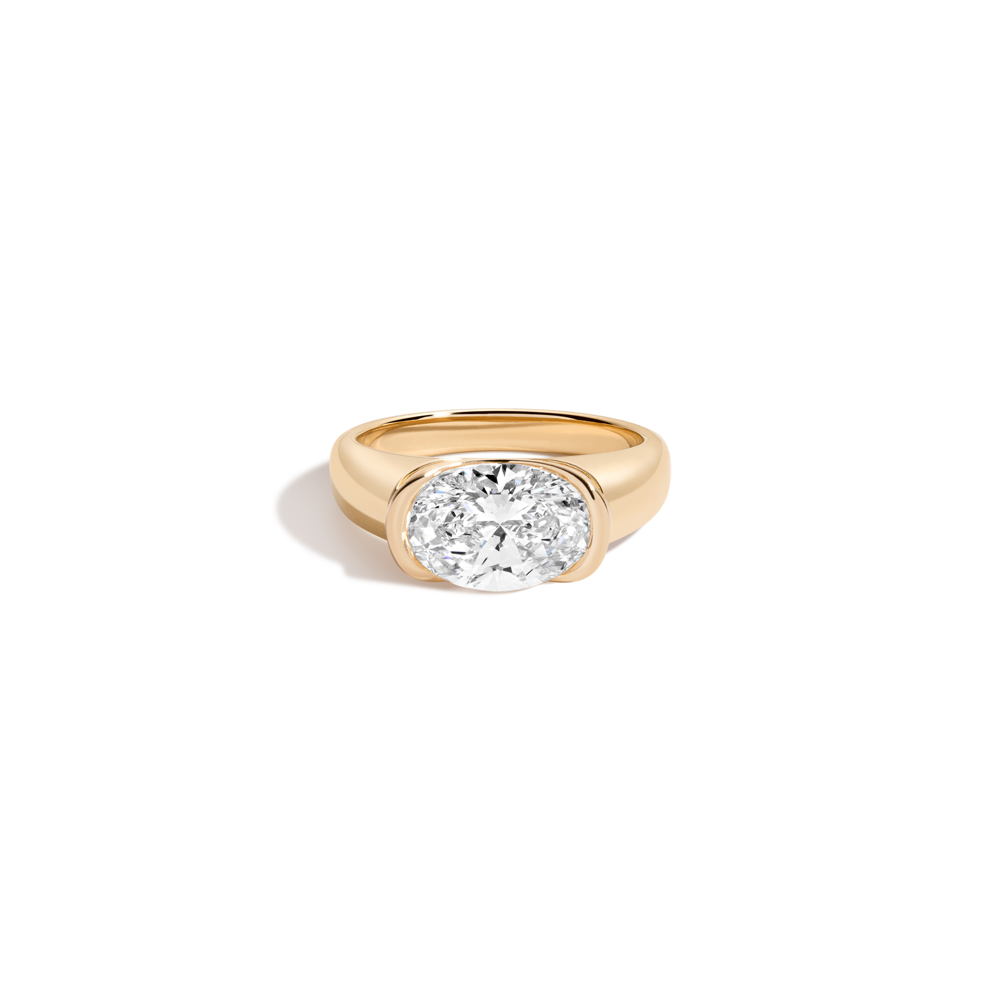 2 CT Round Three Stones Lab Grown Diamond Engagement Ring