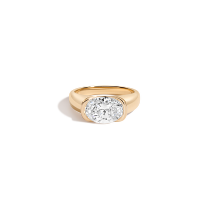 2 CT Round Three Stones Lab Grown Diamond Engagement Ring