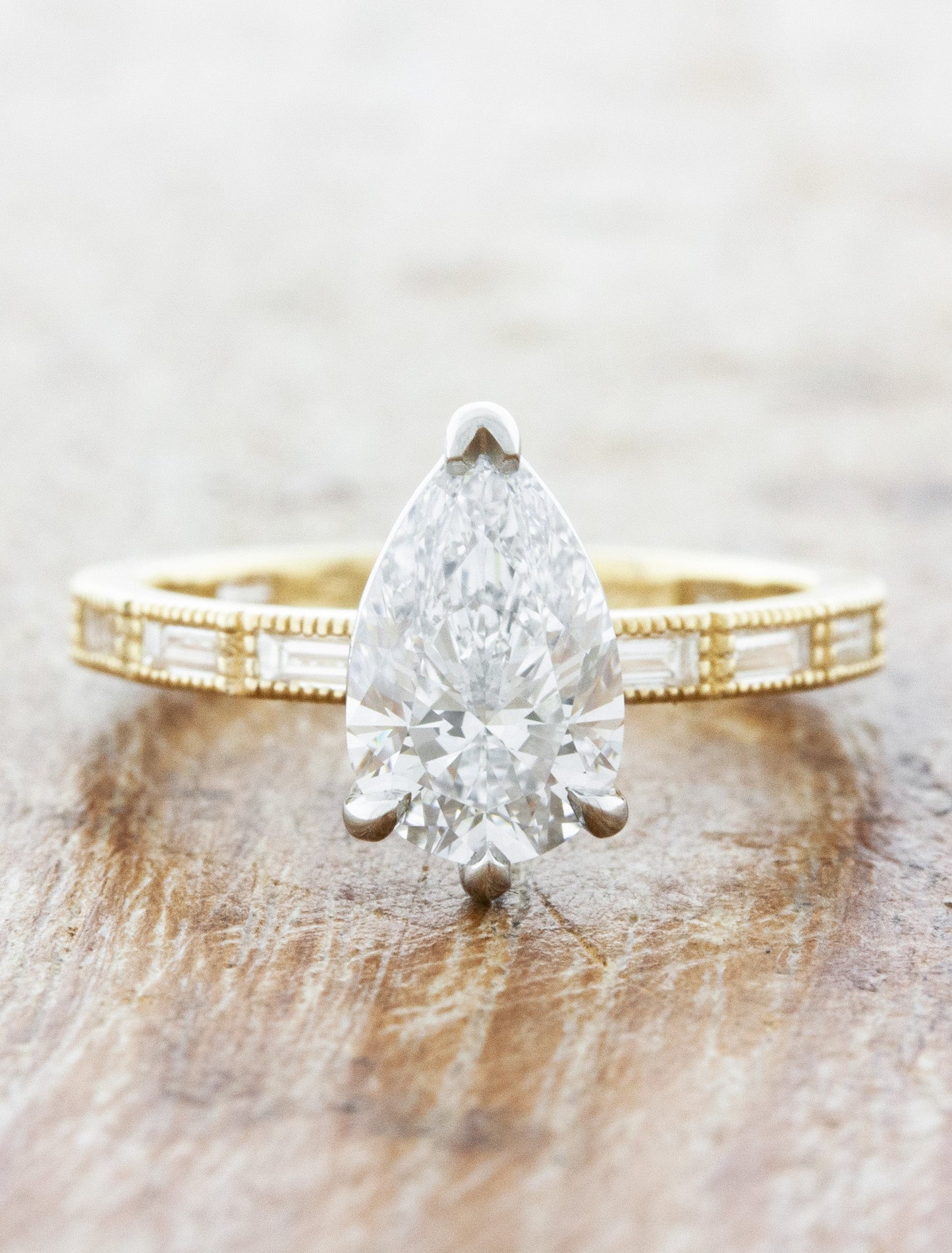 2 CT Round Three Stones Lab Grown Diamond Engagement Ring