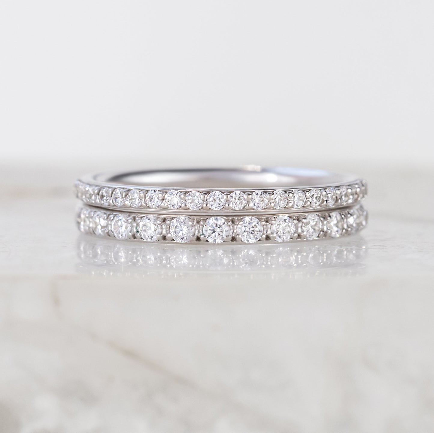 0.37 CT Round Full Eternity Lab Grown Diamond Wedding Band