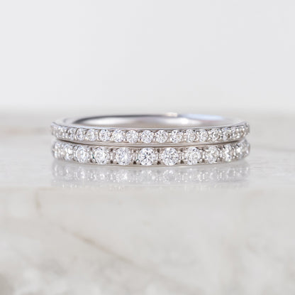 0.37 CT Round Full Eternity Lab Grown Diamond Wedding Band