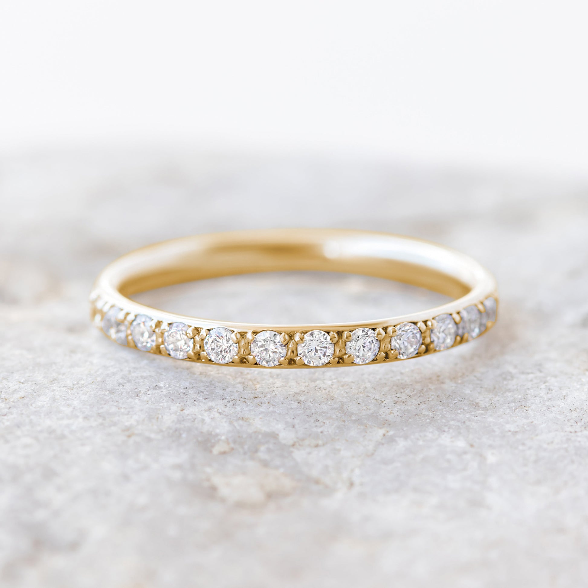 0.37 CT Round Full Eternity Lab Grown Diamond Wedding Band