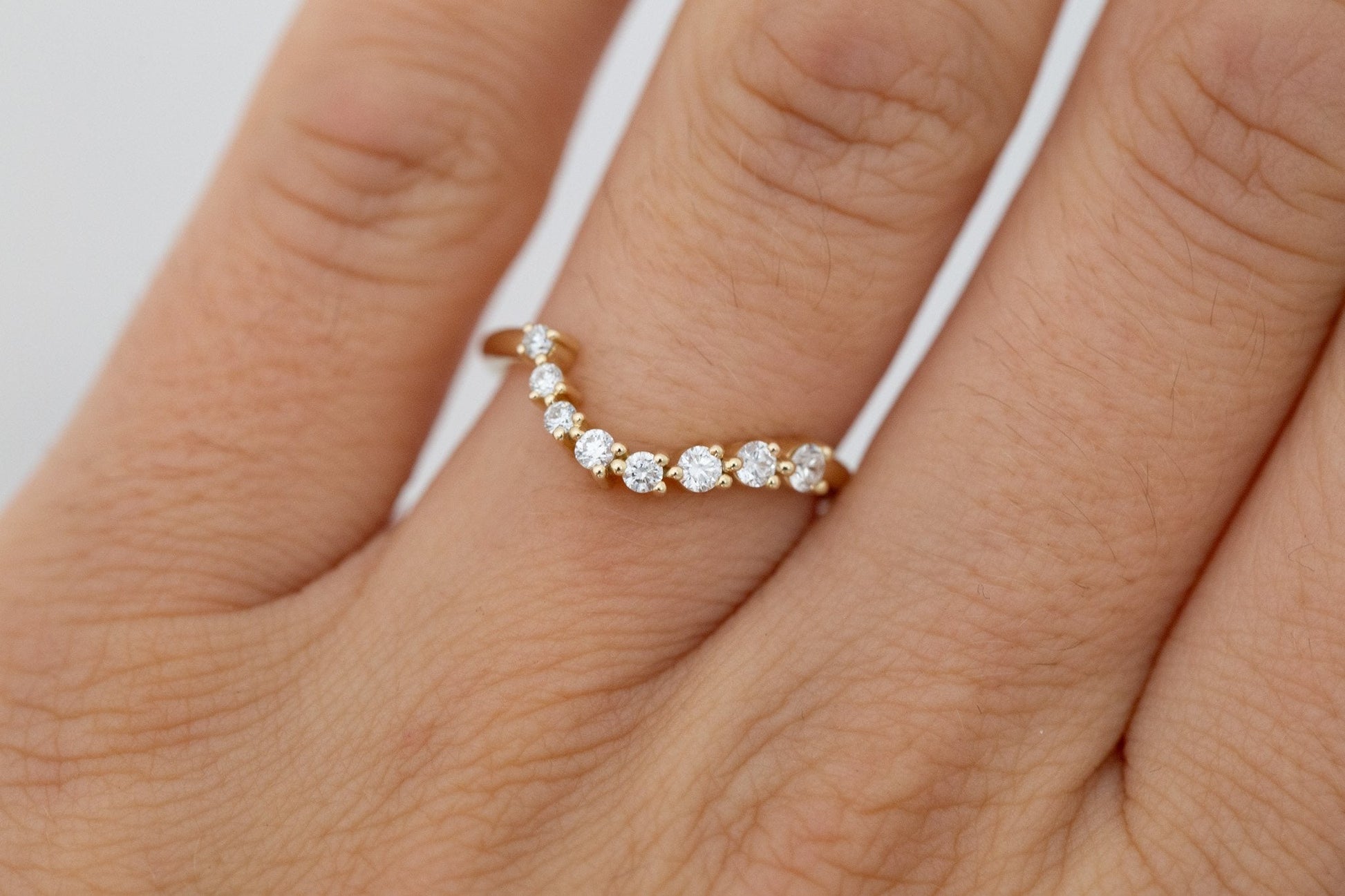 0.37 CT Round Full Eternity Lab Grown Diamond Wedding Band