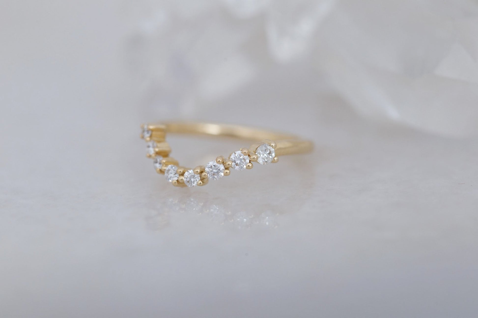 0.37 CT Round Full Eternity Lab Grown Diamond Wedding Band