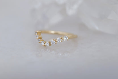 0.37 CT Round Full Eternity Lab Grown Diamond Wedding Band
