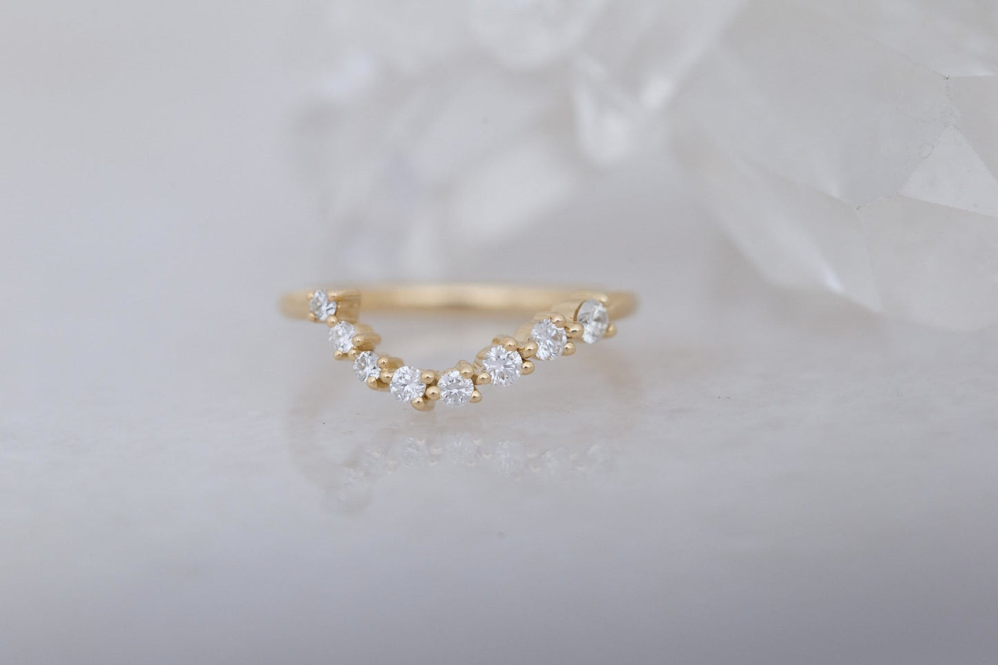 0.37 CT Round Full Eternity Lab Grown Diamond Wedding Band