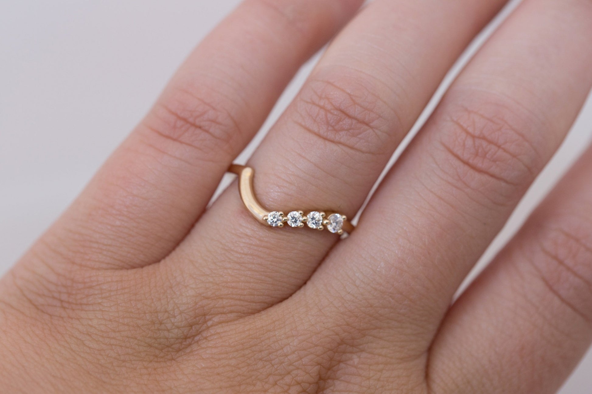0.37 CT Round Full Eternity Lab Grown Diamond Wedding Band
