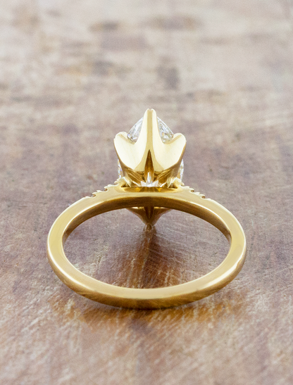 2 CT Round Three Stones Lab Grown Diamond Engagement Ring