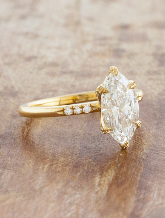2 CT Round Three Stones Lab Grown Diamond Engagement Ring
