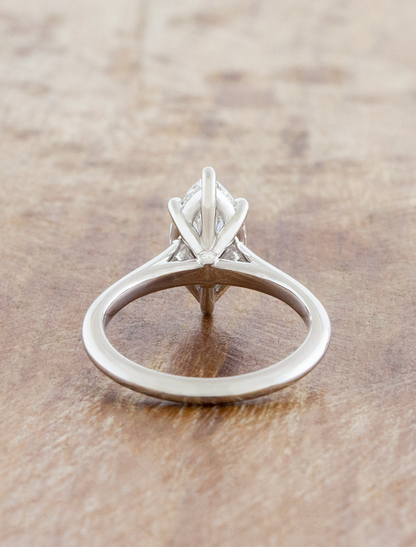 2 CT Round Three Stones Lab Grown Diamond Engagement Ring
